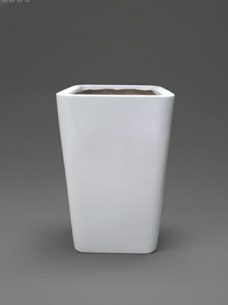 Cuboid Fiberglass CUBOID FIBERGLASS FLOWER PLANTERS - Height: 65cm - Image 1