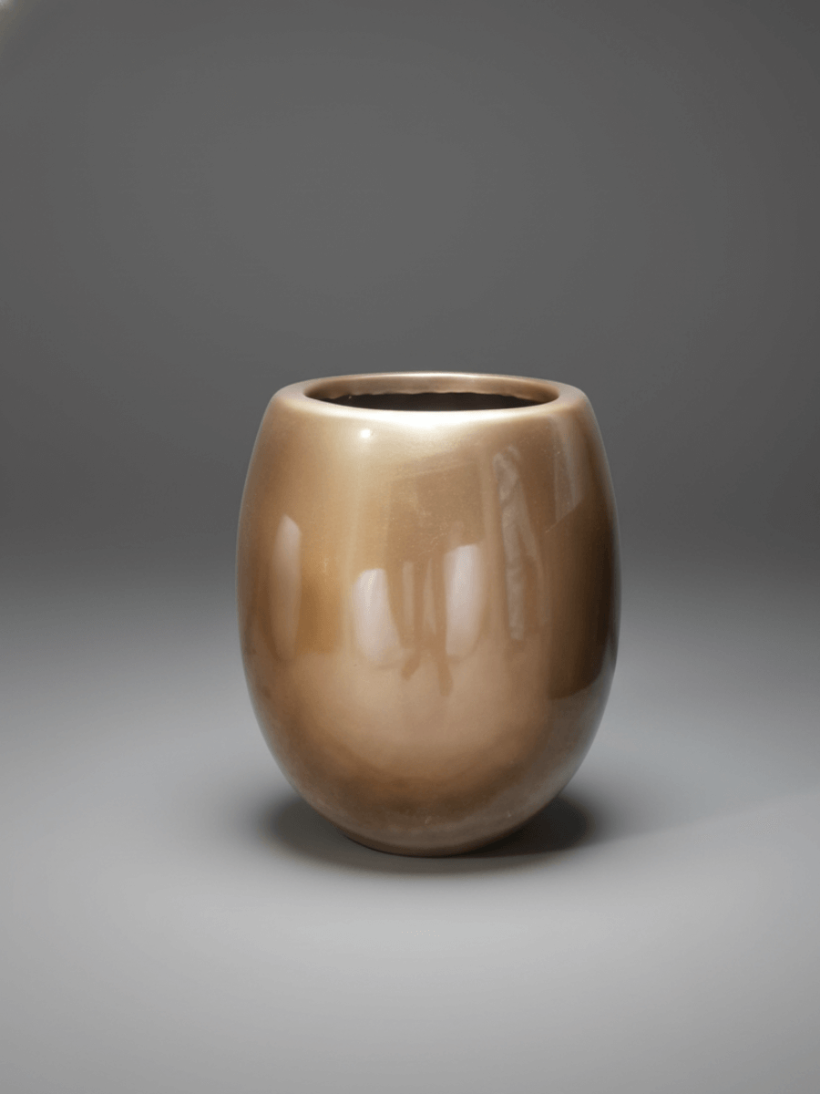 egg big MODERN FIBERGLASS FLOWER POTS (EGG CLASSIC SHAPE) - Image 1