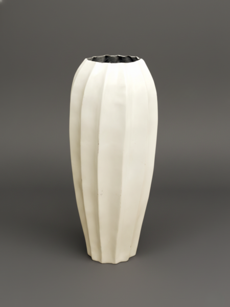 Pumpkin PUMPKIN FIBERGLASS FLOWER PLANTERS FOR INDOOR DECOR - Image 1