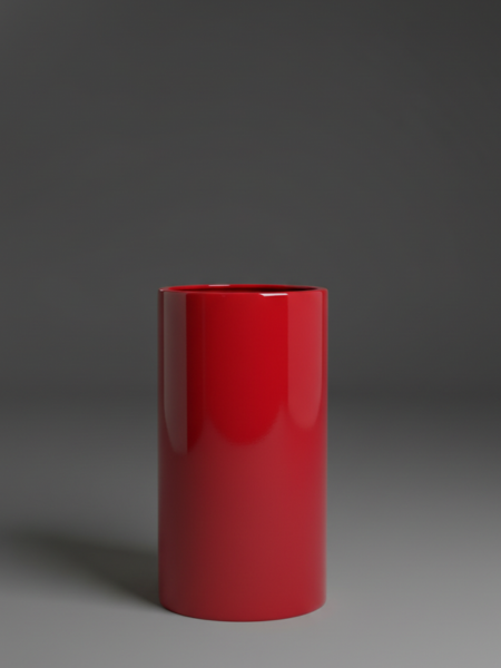Cylinder Vase WIDE CYLINDER FIBERGLASS POT/VASE | HEIGHT: 67CM - Image 1