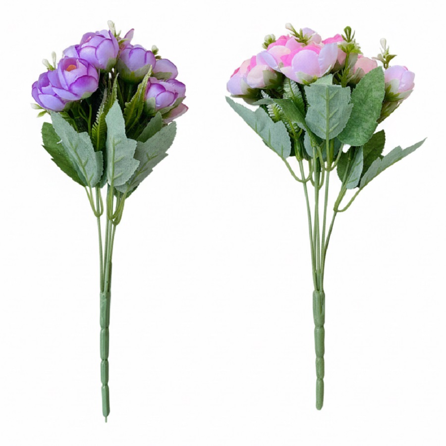 mini-roses.jpg Artificial Mini-Rose Buds (nr-18) | 32cm decorative rose flowers - Image 1