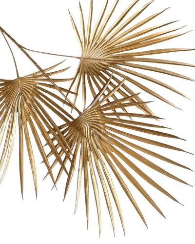 Artifcial 3 Heads of Gold Palm Spray Plants (v-20) | Decorative Flower Plants