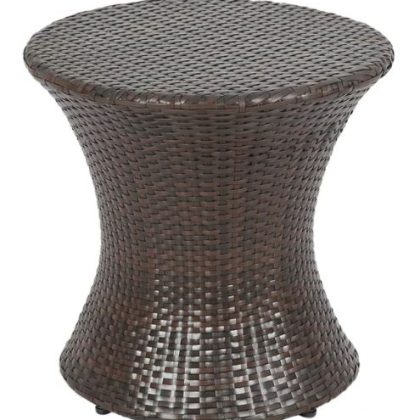 Rattan Hour glass Side Table