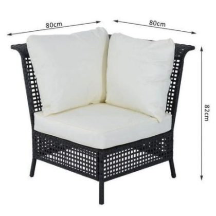 Outsunny Rattan Single Corner Sofa