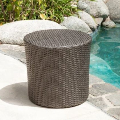 Rattan Side Table