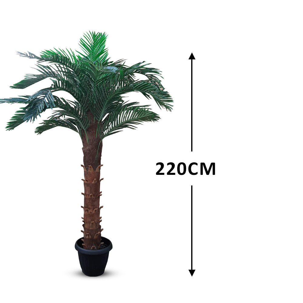Large Artificial Palm Tree in Pot Fake Plant Outdoor Garden Home Office  Decor | eBay