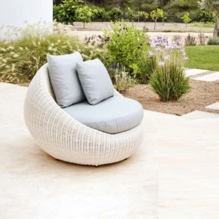 Single Bubble Garden Rattan Chair