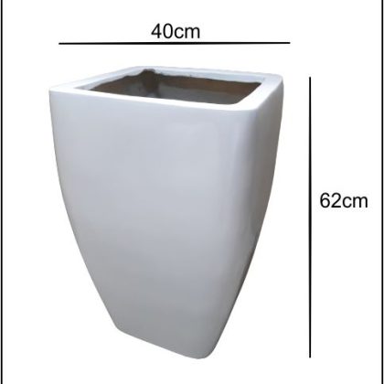 STANDARD BELLY FIBERGLASS FLOWER POTS FOR INTERIOR USE