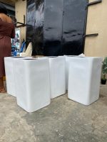 CUBOID FIBERGLASS FLOWER PLANTERS - Height: 65cm