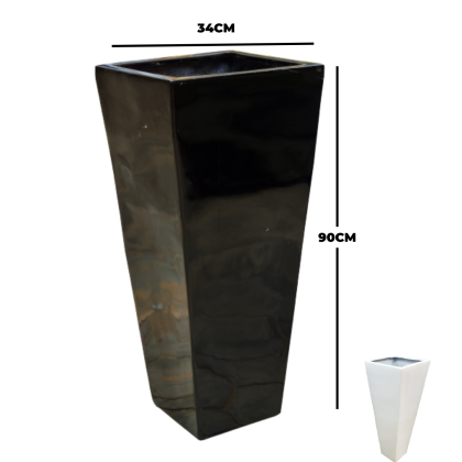 TAPERED FIBERGLASS FLOWER PLANTERS - (MEDIUM SIZE)