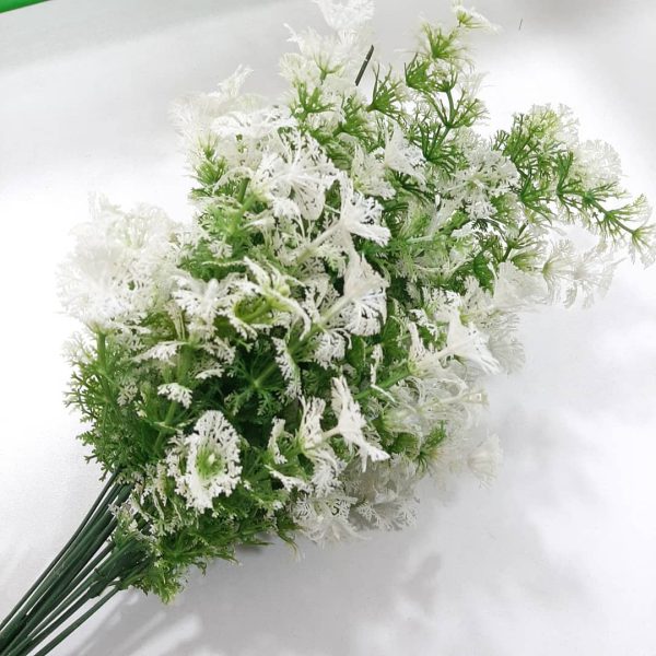 White artificial flower decor for home table wedding flower plastic Gypsophila Fake Flowers Photo Props