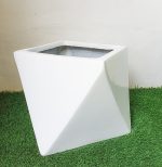 PENTAGON FIBERGLASS FLOWER PLANTERS FOR INTERIOR DECOR