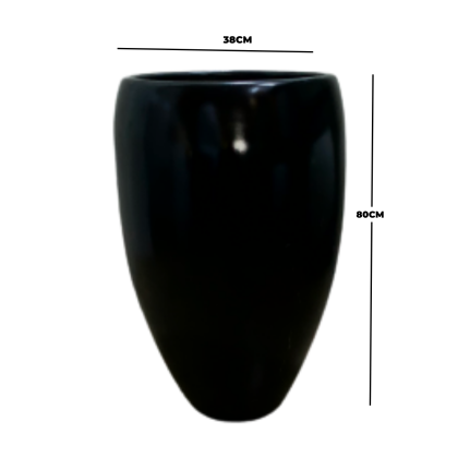 80CM CLASSIC FIBERGLASS FLOWER POTS FOR OUTDOOR DECOR