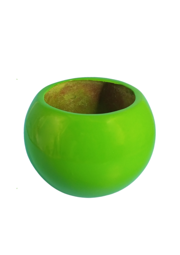 BALL FIBERGLASS FLOWER VASES FOR INDOOR DECORATIONS