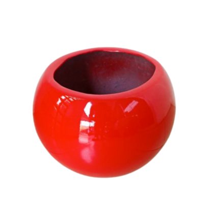 BALL FIBERGLASS FLOWER VASES FOR INDOOR DECORATIONS