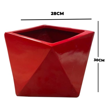 PENTAGON FIBERGLASS FLOWER PLANTERS FOR INTERIOR DECOR