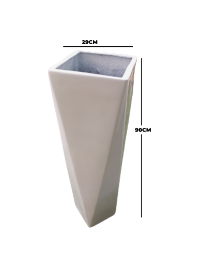 PLAMOND FIBERGLASS FLOWER PLANTERS FOR OUTDOOR DECOR