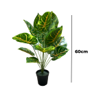 INDOOR ARTIFICIAL PLANTS D | SMALL TARO PLANTS | "ORDER NOW"