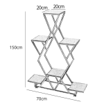 Alien six metal plant stand