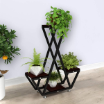 Alien four metal flower stand