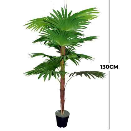 FAN PALM FAKE PLANT | ALTERNATIVE TO NATURAL FLOWER PLANT