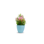 Quality Ceramic Oval Shape Tabletop Vases & Japanese Maple Flowers | blue