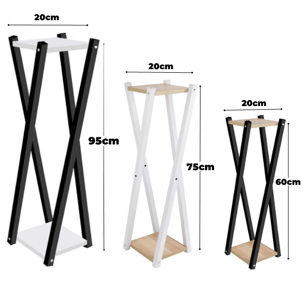 Rack small metal flower stand