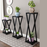 Rack small metal flower stand