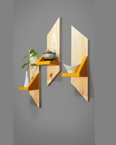 Hanging Wooden Flower Vases for Home, Office, Hotel And Event Decoration