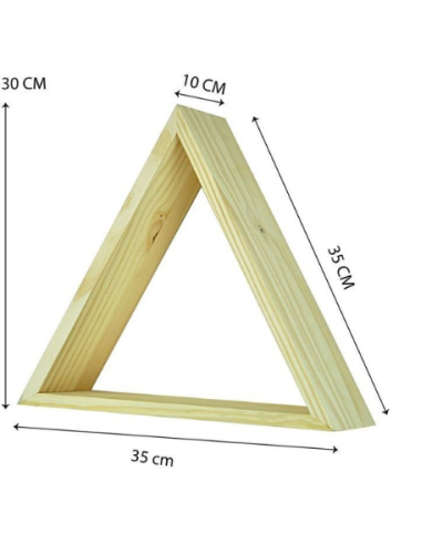 Triangle Hanging Wooden Vases Made With Best Plywood Materials