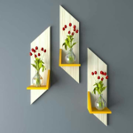 Hanging Wooden Flower Vases for Home, Office, Hotel And Event Decoration