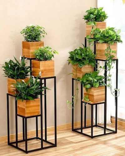 Square Wooden Flower Vases Available For Bulk Sale Purchase