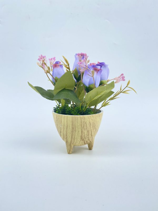 Decorative Ceramic Tabletop Flower| purple