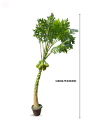 Artificial Papaya Tree For Outdoor Décor