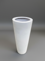 CONE FIBERGLASS PLANT PLANTERS FOR OUTDOOR DECOR