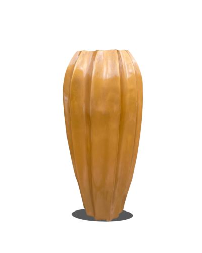 PUMPKIN FIBERGLASS FLOWER PLANTERS FOR INDOOR DECOR