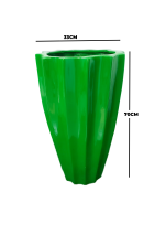 OKRA FIBERGLASS PLANTERS| LIGHTWEIGHT FLOWER VASES