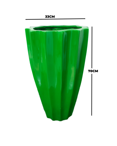 OKRA FIBERGLASS PLANTERS| LIGHTWEIGHT FLOWER VASES