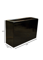 RECTANGLE FIBERGLASS PLANTER FOR OUTDOOR DECORATIONS