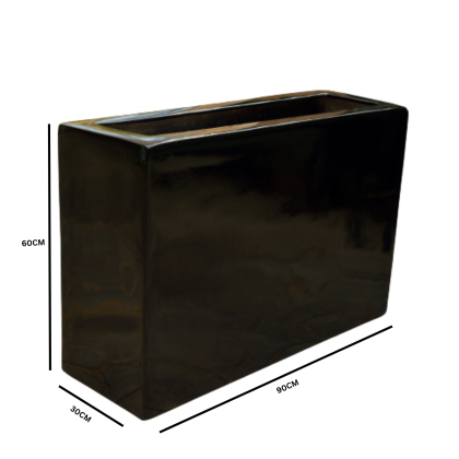 RECTANGLE FIBERGLASS PLANTER FOR OUTDOOR DECORATIONS