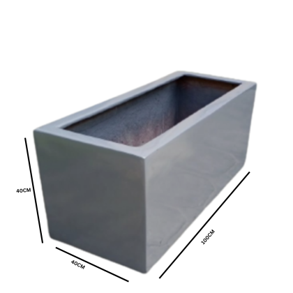 TALL TROUGH FIBERGLASS PLANTERS FOR NATURAL PLANTS