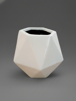 DECAGON FIBERGLASS FLOWER VASE | MANUFACTURER & WHOLESALER