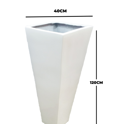 AESTHETIC FIBERGLASS FLOWER POT|OUTDOOR DECOR (BIG SIZ)