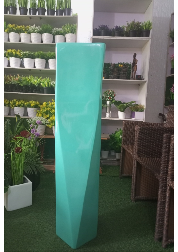 4FT PLAMOND FIBERGLASS PLANTER FOR OUTDOOR DOCORATION