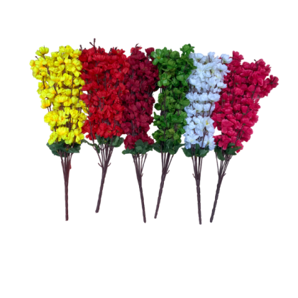 Artificial Cherry Blossom Flowers | Colorful Interior Flowers Decor