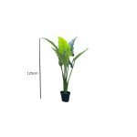 Cocoyam Artificial Plants/Flower For Indoor Home, Office Decorations