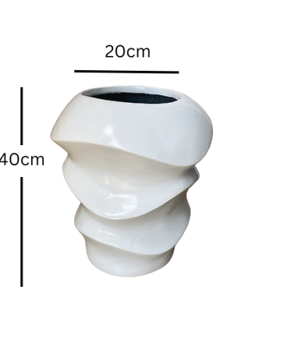 Quality Mushroom Fiberglass Vase/Pot/Planter | For Interior/Exterior Decorations