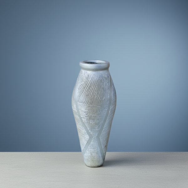 Chic Sereno Vase – 85cm Tall Fiberglass Decorative Vase for Modern Interiors - Image 1