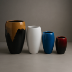 Classic Fiberglass Pot – Small to XL Sizes for Elegant Plant Display