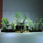 Elegant Indoor Artificial Greenery Landscaping Design with Fiberglass Planters for Office and Home - Image 4